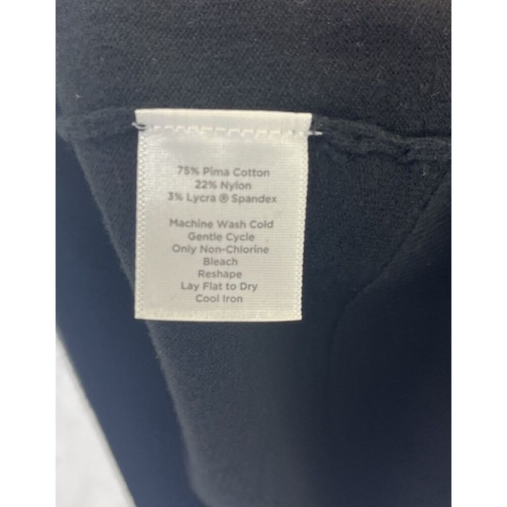 Talbots Women's Petites Sleeveless Sweater Pima Cotton Black Size 2XP NEW - Picture 5 of 5